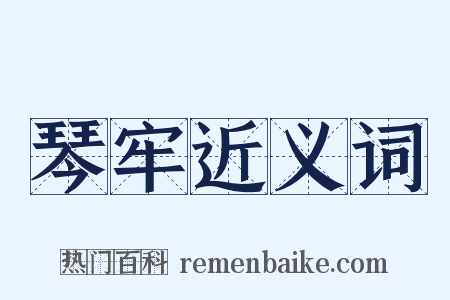 琴牢近义词是什么意思的图片